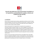 Close the Gap submission to the UK Government consultation on the Equality (Race and Disability) Bill: mandatory ethnicity and disability pay gap reporting